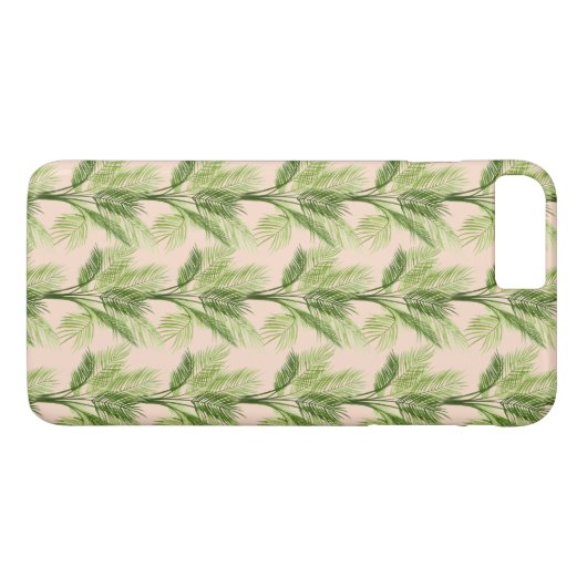 Indoor Oasis | Palmstructuurpatroon Case-Mate iPhone Case (Achterkant (Horizontaal))