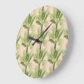 Indoor Oasis | Palmstructuurpatroon Grote Klok (Hoek)