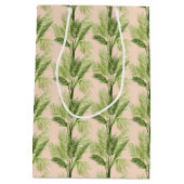 Indoor Oasis | Palmstructuurpatroon Medium Cadeauzakje (Achterkant)