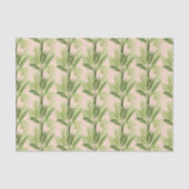 Indoor Oasis | Palmstructuurpatroon Tissuepapier (Voorkant)