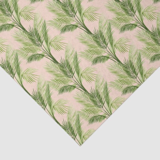 Indoor Oasis | Palmstructuurpatroon Tissuepapier (Detail)