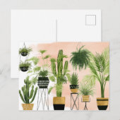 Indoor Oasis| Plant Lineup Briefkaart (Voorkant / Achterkant)