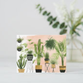 Indoor Oasis| Plant Lineup Briefkaart (Staand voorkant)