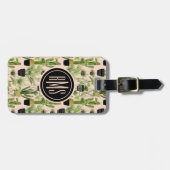 Indoor Oasis | Plant Lineup Patroon Bagagelabel (Voorkant horizontaal)