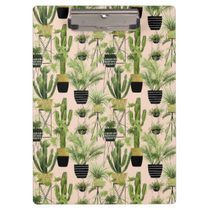 Indoor Oasis Plant Lineup Patroon Klembord