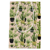 Indoor Oasis | Plant Lineup Patroon Medium Cadeauzakje (Achterkant)