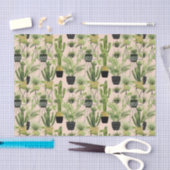 Indoor Oasis | Plant Lineup Patroon Tissuepapier (Craft)