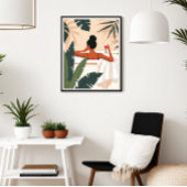 Indoor Oerwoud Spa Foto Afdruk