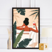 Indoor Oerwoud Spa Foto Afdruk