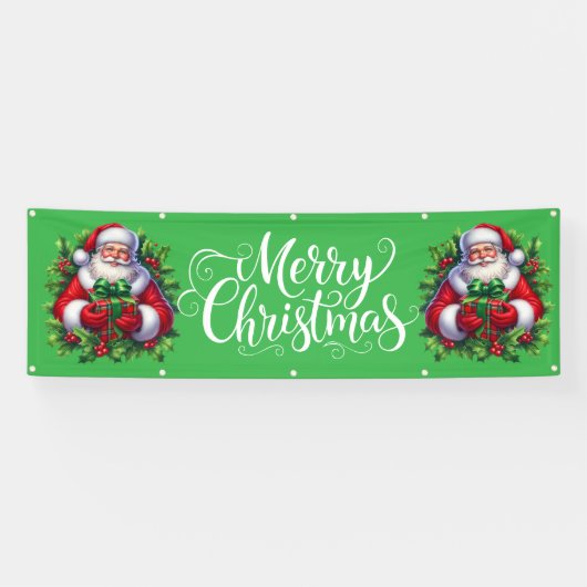 Indoor Outdoor Custom Banner-Merry Christmas Spandoek (Horizontaal)
