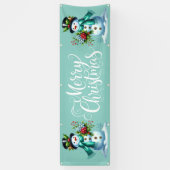 Indoor Outdoor Custom Banner-Merry Christmas Spandoek (Verticaal)