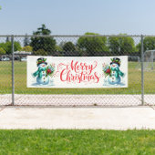 Indoor Outdoor Custom Banner-Merry Christmas Spandoek (Insitu)