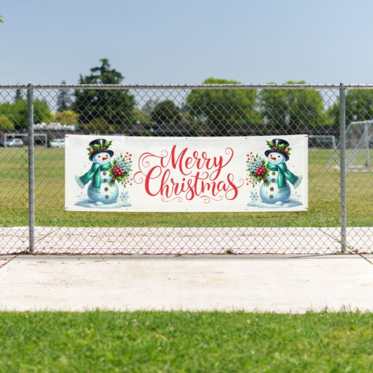 Indoor Outdoor Custom Banner-Merry Christmas Spandoek (Insitu)
