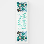 Indoor Outdoor Custom Banner-Merry Christmas Spandoek (Verticaal)