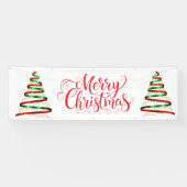 Indoor Outdoor Custom Banner-Merry Christmas Spandoek (Horizontaal)