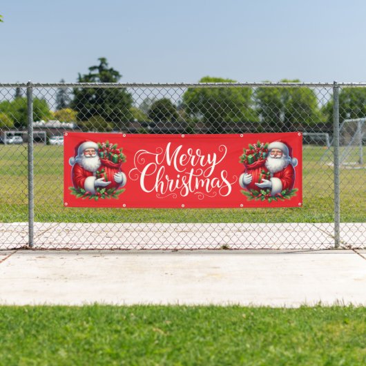 Indoor Outdoor Custom Banner-Merry Christmas Spandoek (Insitu)