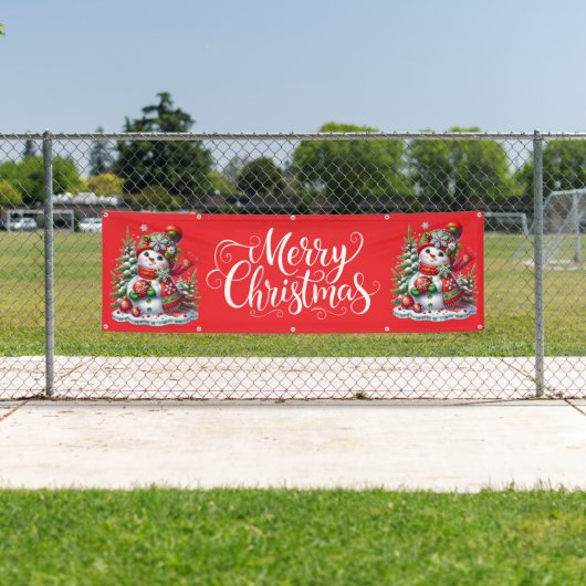 Indoor Outdoor Custom Banner-Merry Christmas Spandoek (Insitu)