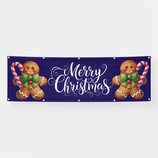 Indoor Outdoor Custom Banner-Merry Christmas Spandoek (Horizontaal)
