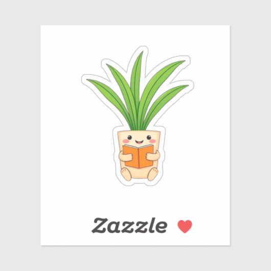 Indoor plant, planten, indoor, pot, bladeren, groe sticker (Vel)