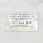 Indoor Plant zorg en tuinman overleg Visitekaartje (Achterkant)