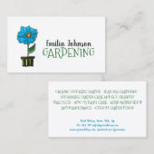 Indoor Plant zorg en tuinman overleg Visitekaartje (Voorkant / Achterkant)