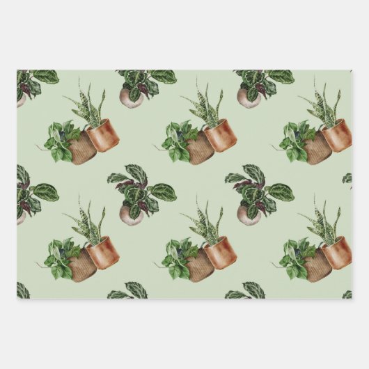 Indoor Plants Wrapping Paper (Voorkant 2)