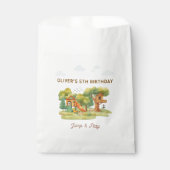 Indoor playground birthday party bedankzakje (Voorkant)