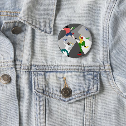 Indoor Rock-klimmen Ronde Button 5,7 Cm (In situ)