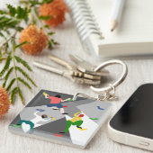 Indoor Rock-klimmen Sleutelhanger (Voorkant Rechts)