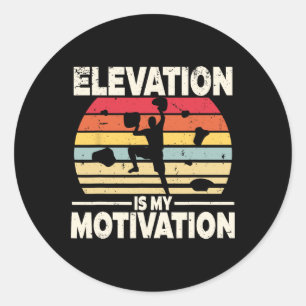 Indoor Rockclimmen Hoogte Is Mijn Motivatie Ronde Sticker
