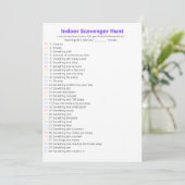 Indoor Schatzoeken Kaart (Staand voorkant)