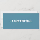 Indoor Skydiving Cadeaubon, Sky Dive Ticket Kaart (Achterkant)