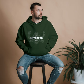Indoor skydiving hobby sport hoodie