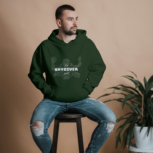Indoor skydiving hobby sport hoodie