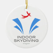 Indoor Skydiving Keramisch Ornament (Voorkant)