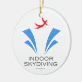 Indoor Skydiving Keramisch Ornament (Links)