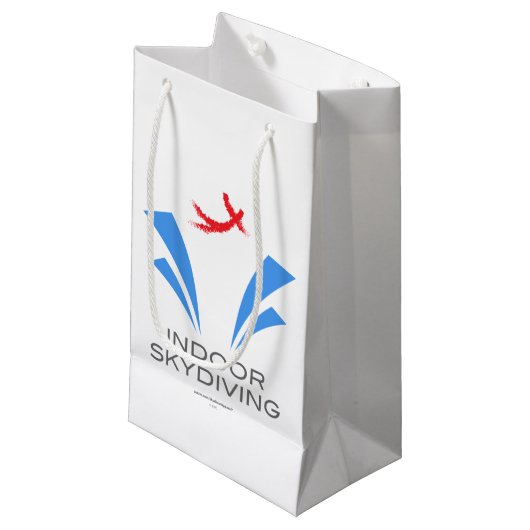 Indoor Skydiving Klein Cadeauzakje (Voorkant Gekanteld)