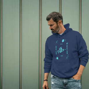 Indoor skydiving sport hoodie