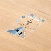 Indoor Slide Park Boys Playground Birthday Party Acryl Uitnodigingen (Laagn)