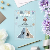 Indoor Slide Park Boys Playground Birthday Party Acryl Uitnodigingen (Insitu (Huwelijk))