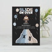 Indoor Slide Park Boys Playground Birthday Party Kaart (Staand voorkant)