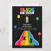 Indoor Slide Park Kids Playground Birthday Party Kaart (Voorkant)