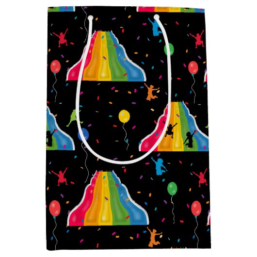 Indoor Slide Park Kids Playground  Medium Cadeauzakje (Voorkant)