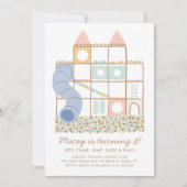 Indoor Speeltuin Meisje Verjaardag Kaart (Voorkant)