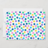 Indoor Speeltuin Verjaardagsfeestuitnodiging Kaart (Achterkant)