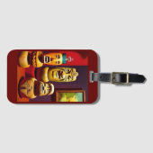 Indoor Tiki Life Ken Gage Art Bagagelabel (Voorkant (horizontaal))