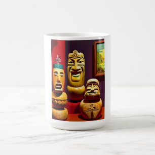 Indoor Tiki Life Ken Gage Art Koffiemok