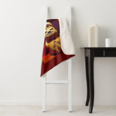 Indoor Tiki Life Ken Gage Art Sherpa Deken (In situ)