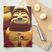 Indoor Tiki Life Ken Gage Art Theedoek (Quarter Fold)