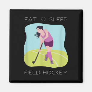 Indoor veldhockey speelster meisjes coach team tra magneet